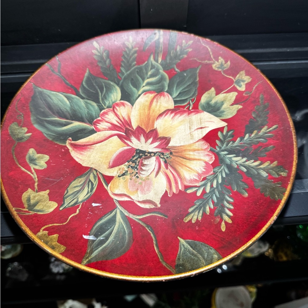 Floral Decorative Plate
